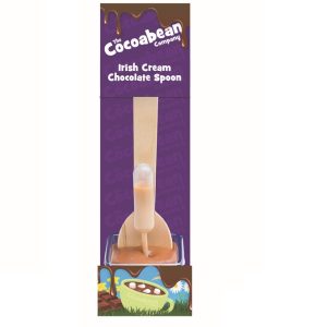 milk choc spoon stirrer with irish cream