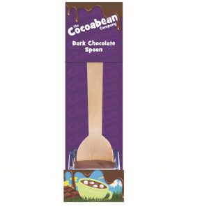 dark chocolate spoon stirrer