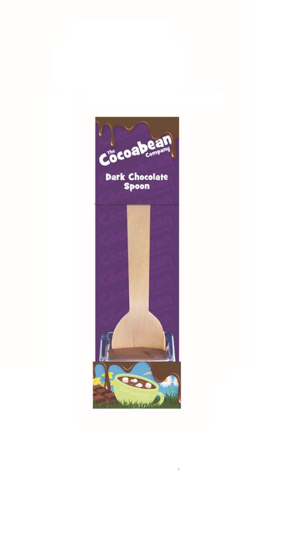 dark chocolate spoon stirrer