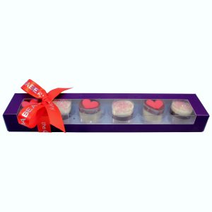 valentines chocolate cylinders