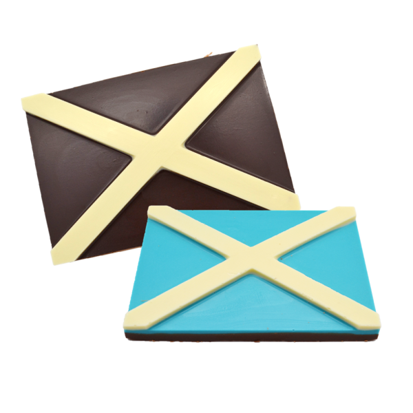 saltire chocolate slabs