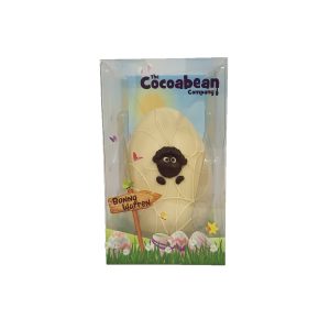 white chocolate sheep easter egg cocoabean company