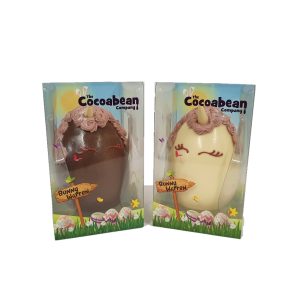 milk and white chocolate unicorn easter egg cocoabean