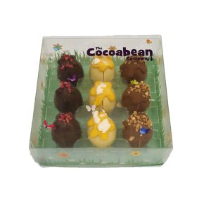 9 dark chocolate mixed mini eggs cocoabean
