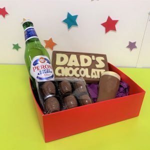 beer themed chocolate gift hamper father;s day cocoabean