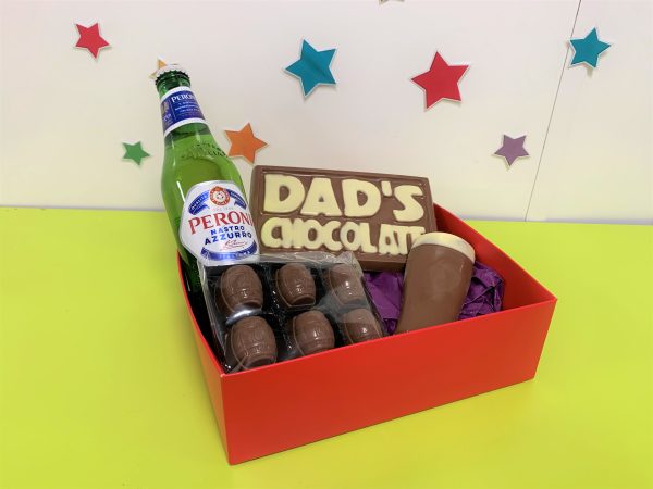 beer themed chocolate gift hamper father;s day cocoabean