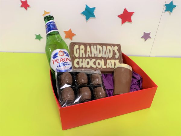 beer themed chocolate gift hamper father;s day cocoabean