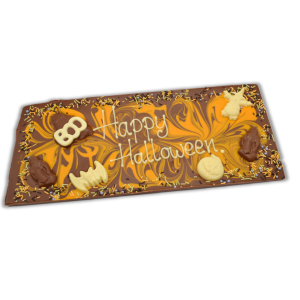 personalised halloween chocolate bar