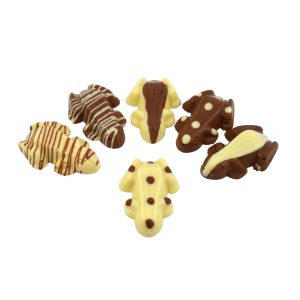 six chocolate frogs