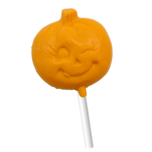 orange chocolate pumpkin lollipop