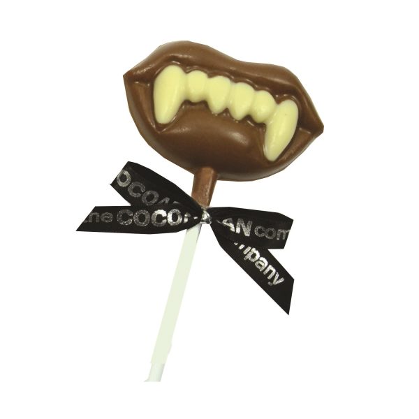 milk and white chocolate fang lolly