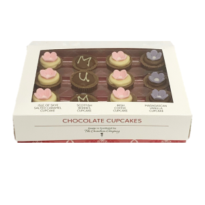 box of 12 scottish themed mum chocolates