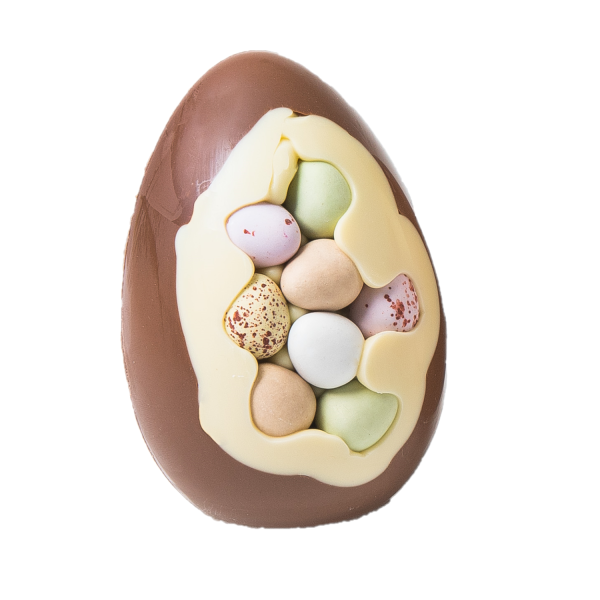chocolate mini egg inclusion easter egg