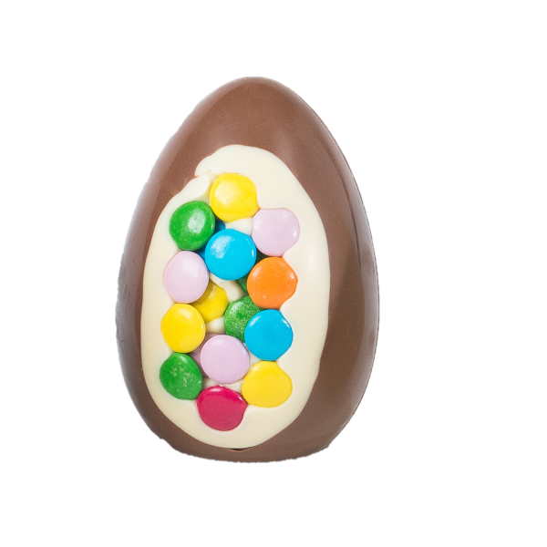 candy bean smarties inclusion easter egg chocolate