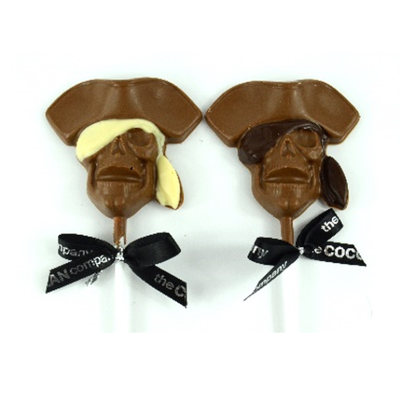 chocolate pirate lollipops