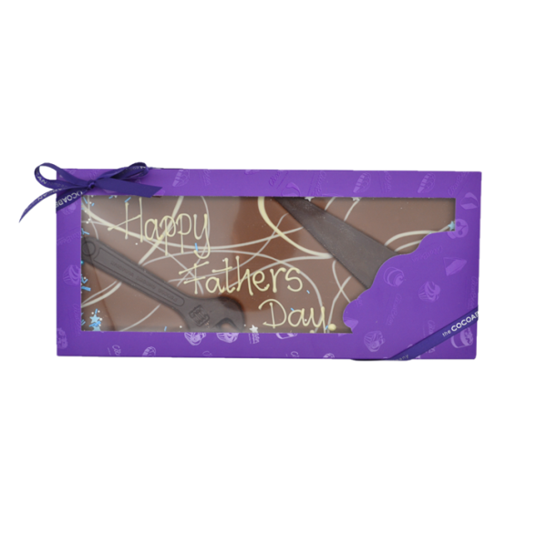 hobby themed father's day chocolate bar