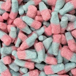 Bubblegum bottles sour sweets