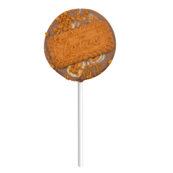 Lotus Biscuit Biscoffee chocolate lollipop