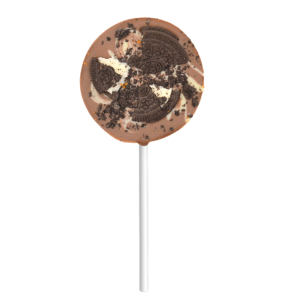Oreo biscuit cookies & cream chocolate lollipop