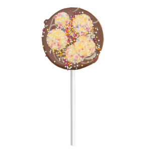 snowies chocolate lollipop