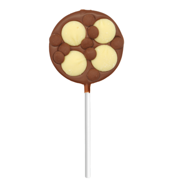 chocolate button lollipop