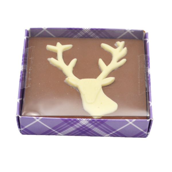 white chocolate stag bar