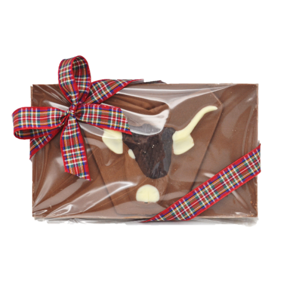 highland cow chocolate bar