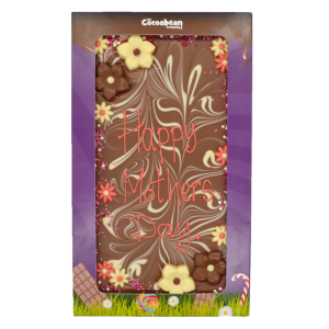 Giant 1kg chocolate bar mothers day message