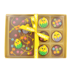 Easter chick chocolate slab & 6 chick chocolates