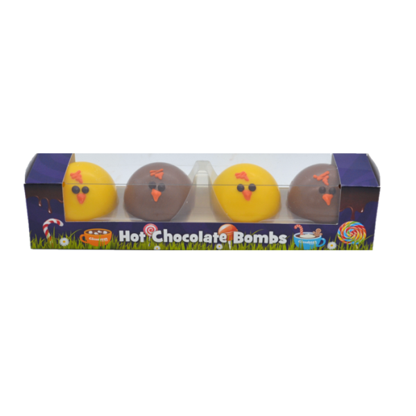 chick hot chocolate bombs