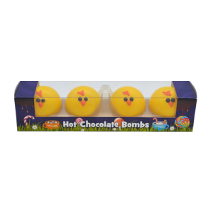 yellow chick hot chocolate bombs