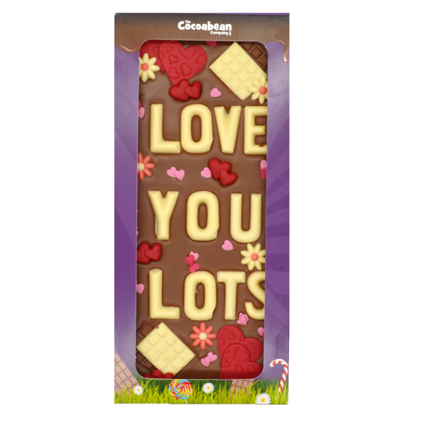 large valentines chocolate bar