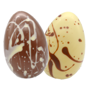 splash design chocolate easter egg