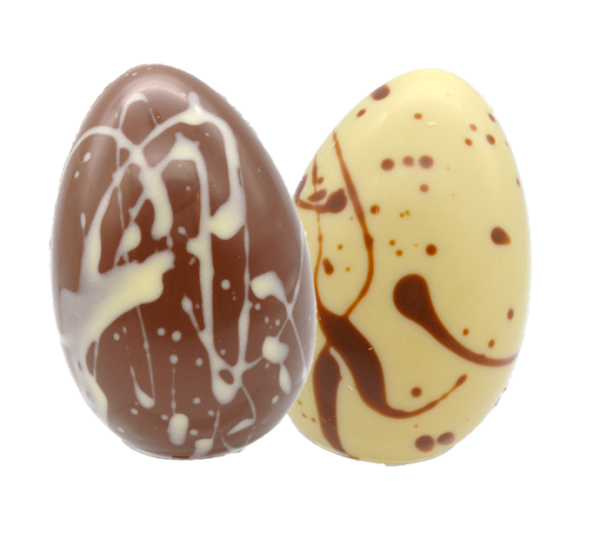 splash design chocolate easter egg