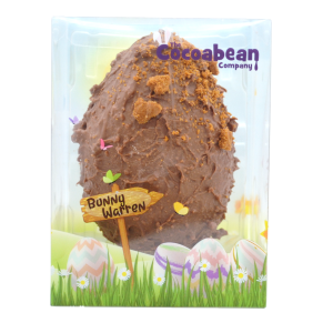 caramelised biscuit textured chocolate easter egg