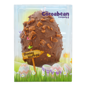 fudge textured chocolate easter egg