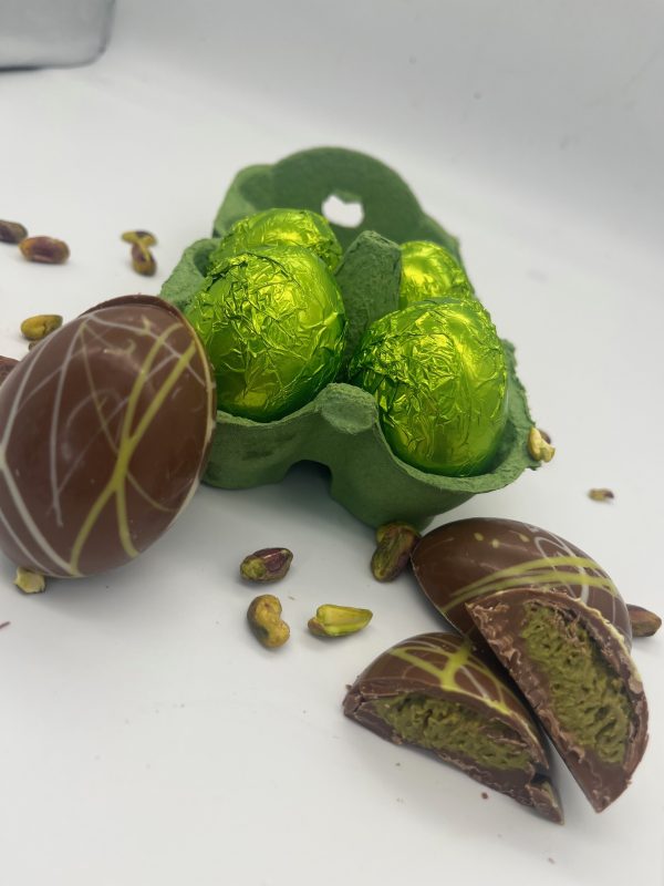 pistachio and knafeh mini egg four pack