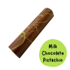 milk chocolate pistachio chocolate baton bar