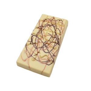hazelnut crunch white chocolate bar